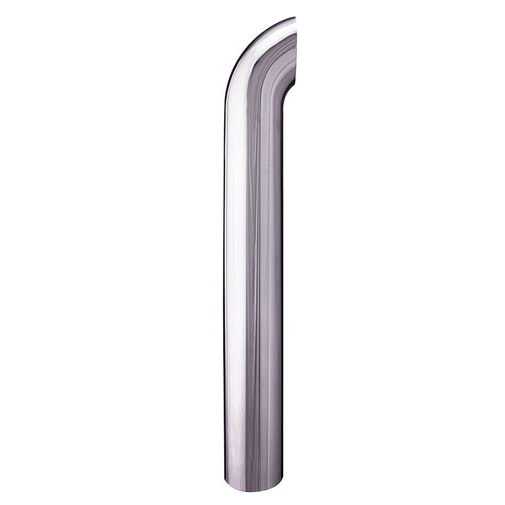 6"D x 96"L Curved One-Piece Chrome Stack