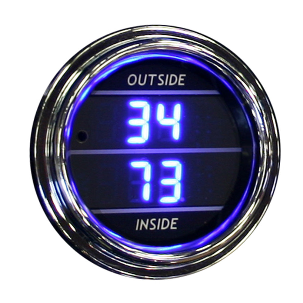 Dual Inside / Outside Air Temperature Gauge for Peterbilt, Kenworth 2006 and newer