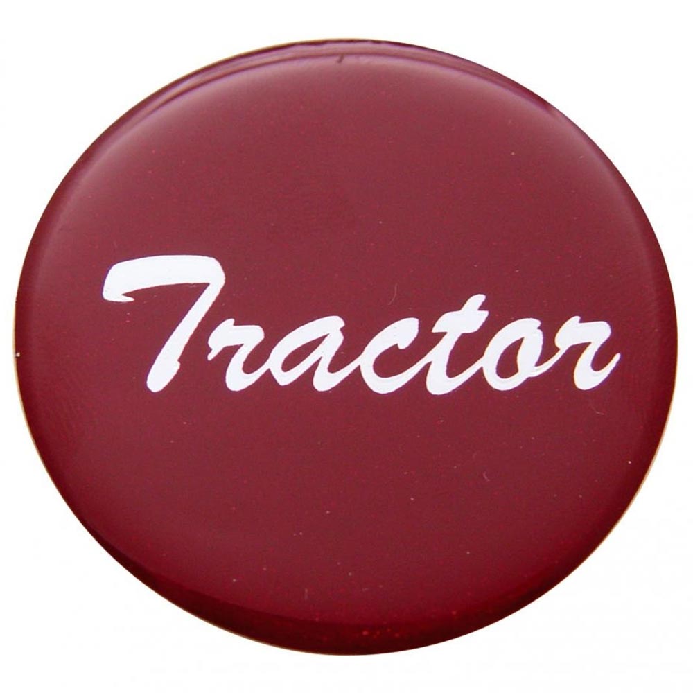 Glossy "Tractor" Air Valve Knob Sticker