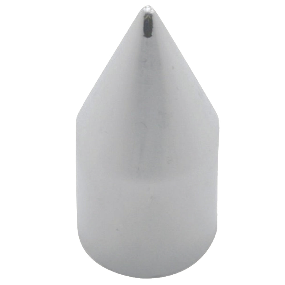 3/4" Chrome Plastic Spike Nut Cover - Push On