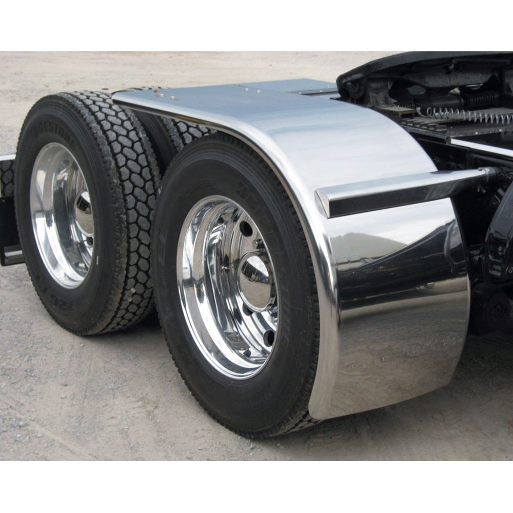 80" Stainless Rollin' Lo Super Drop Half Fenders