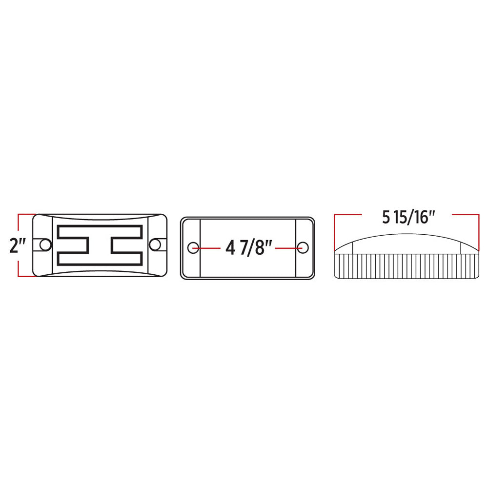 6" 8 LED Super 21 Light with Reflector