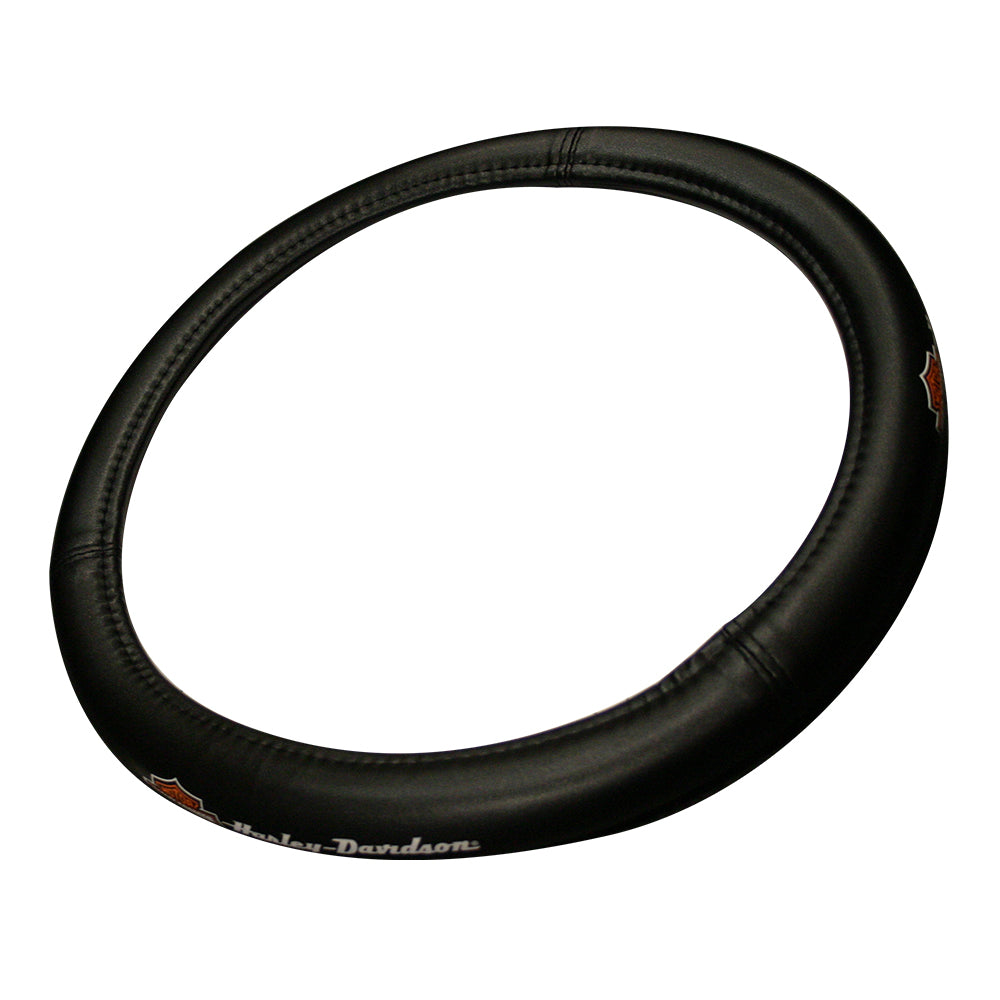 Harley-Davidson Black Steering Wheel Cover