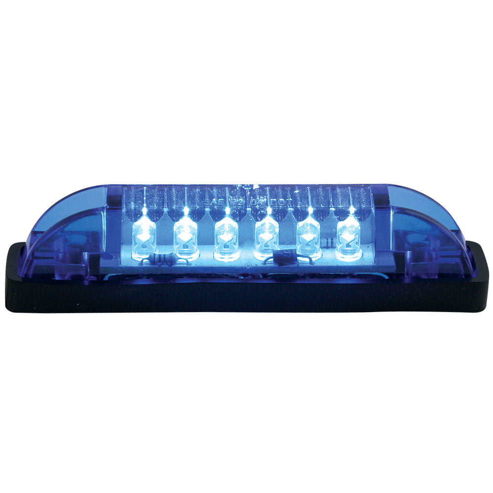 4" 6 LED Thin Line Marker Strip Lights
