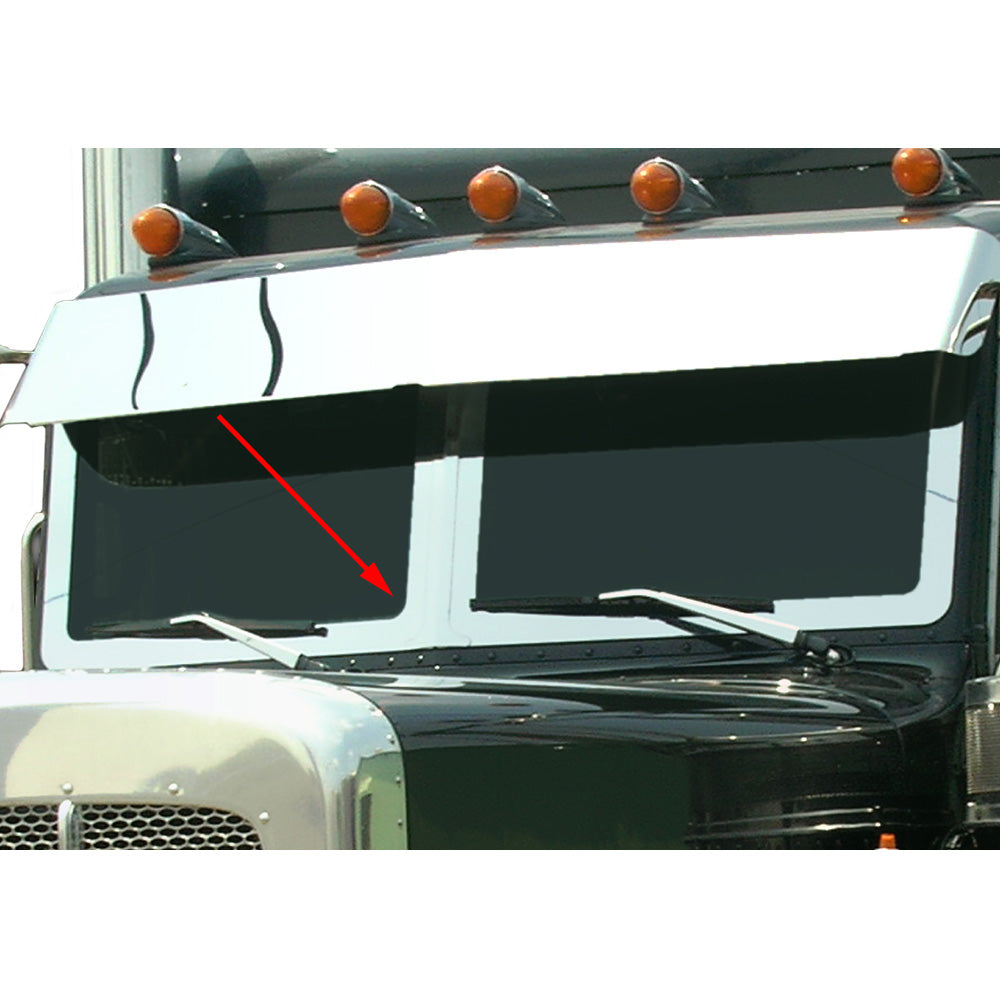 Peterbilt 2" Wide 3 Piece for Flat Windshield Trim