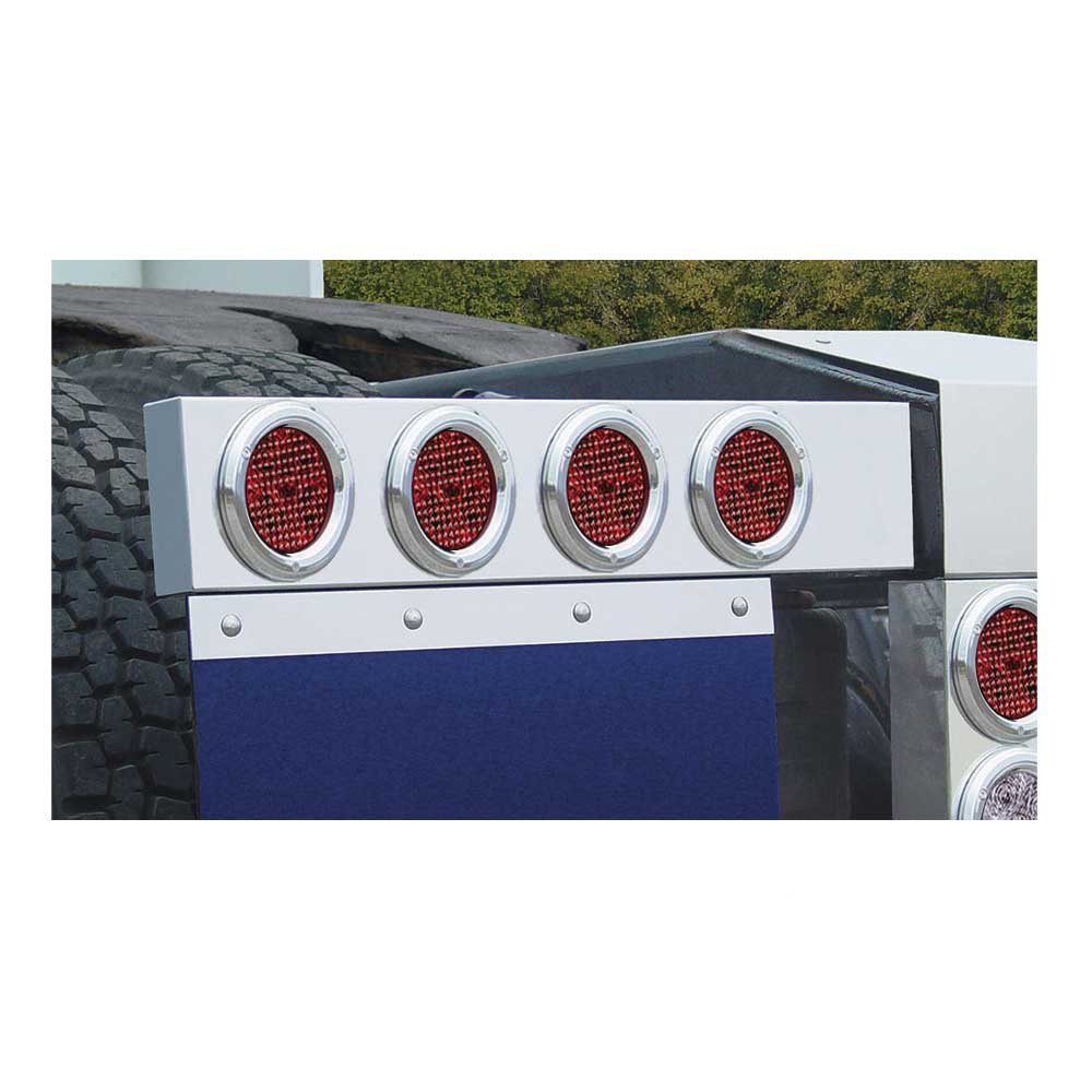 SS Two-Piece Rear Light Bars w/4" LED Lights