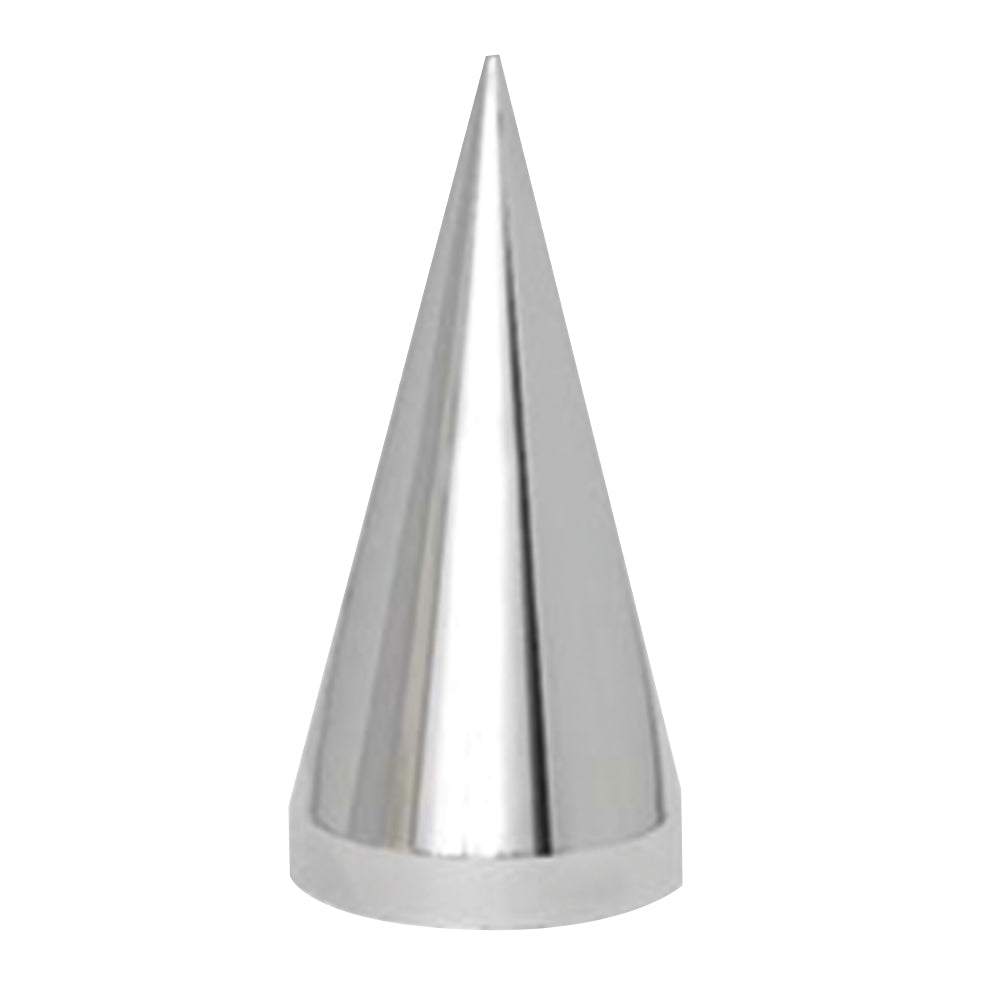 33mm Chrome Plastic Spear Nut Cover - Push On