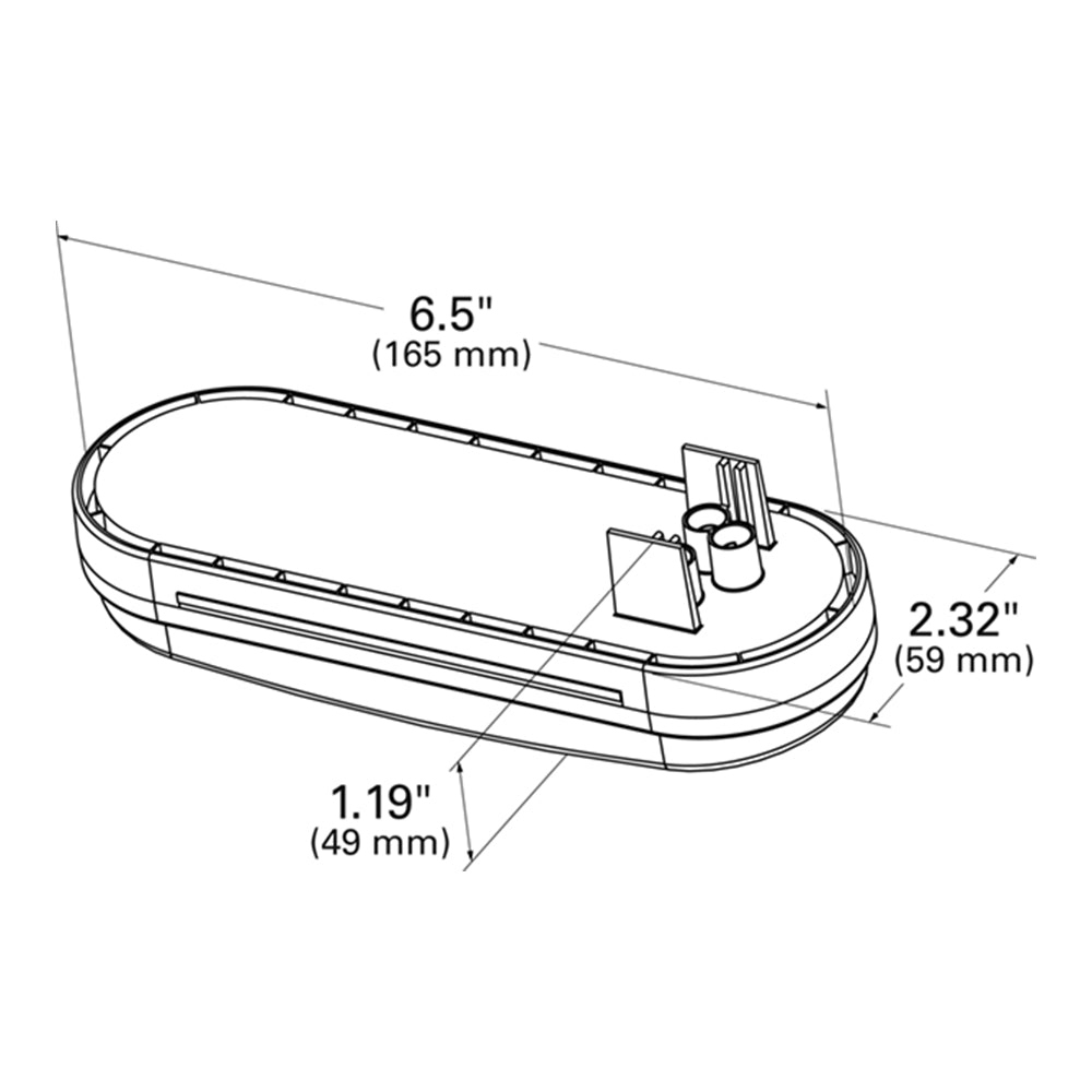 6" 56 LED Oval Hi Count ® Light