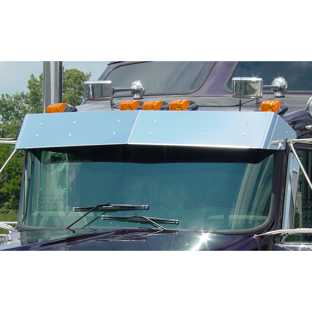 Kenworth W900L Curved Windshield 10" Drop Visor