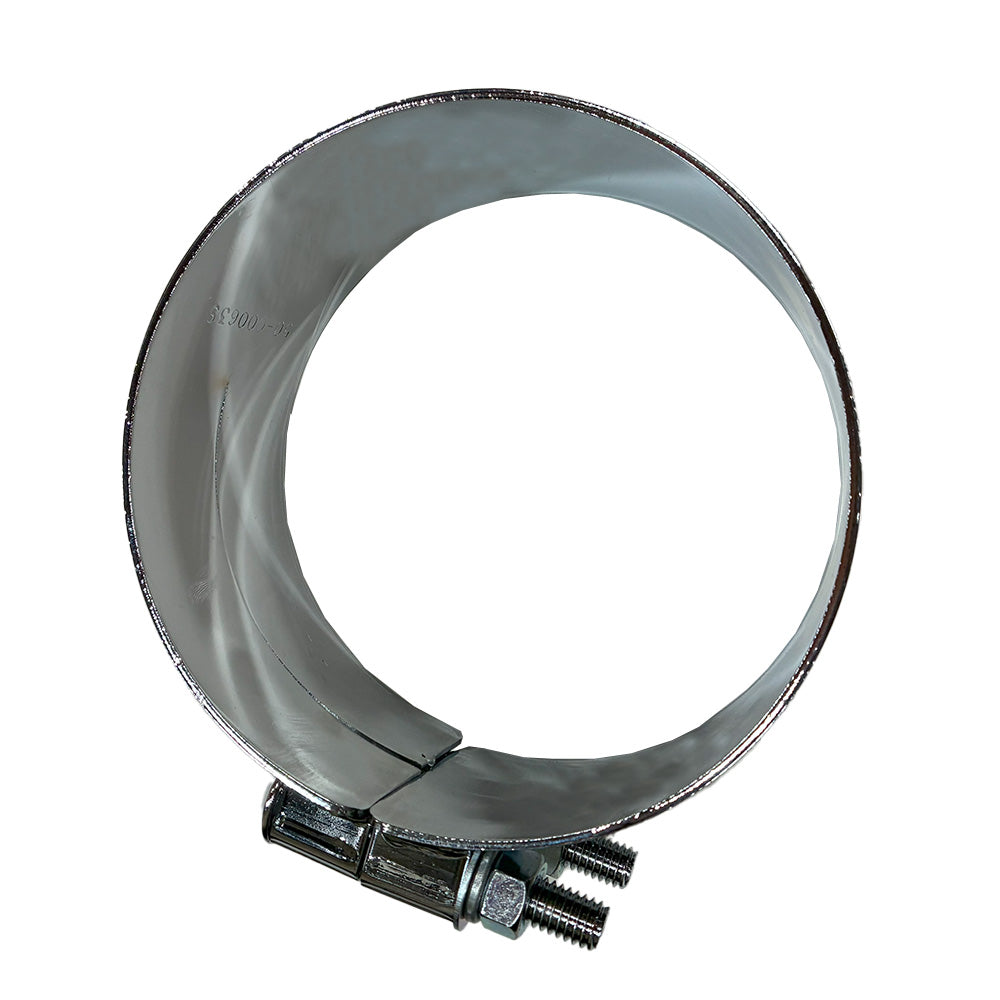 6"D x 3"W Chrome Bracket-Less Clamp