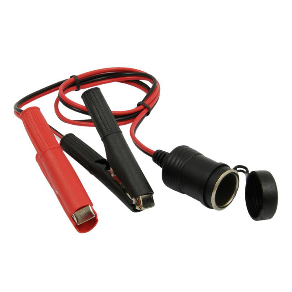 12-Volt Adapter with Battery Clips
