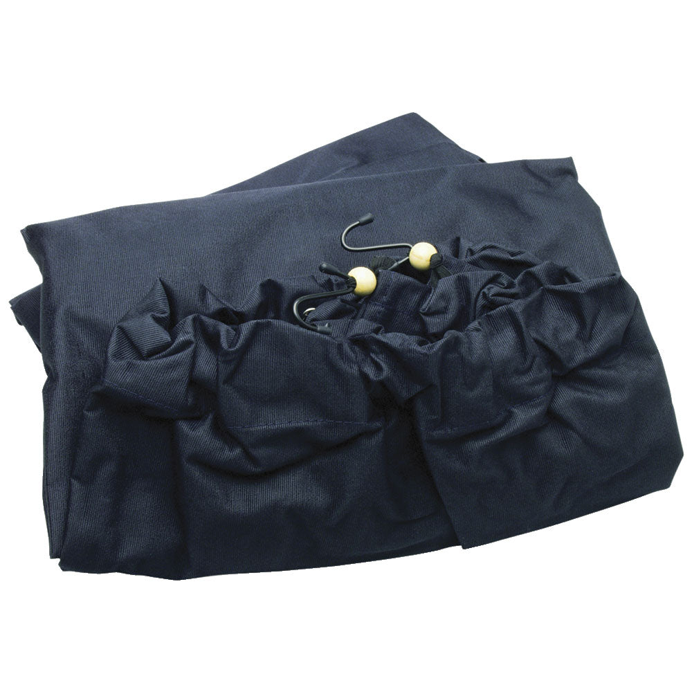 Two-Piece Dark Blue Deluxe Privacy Cab Curtain