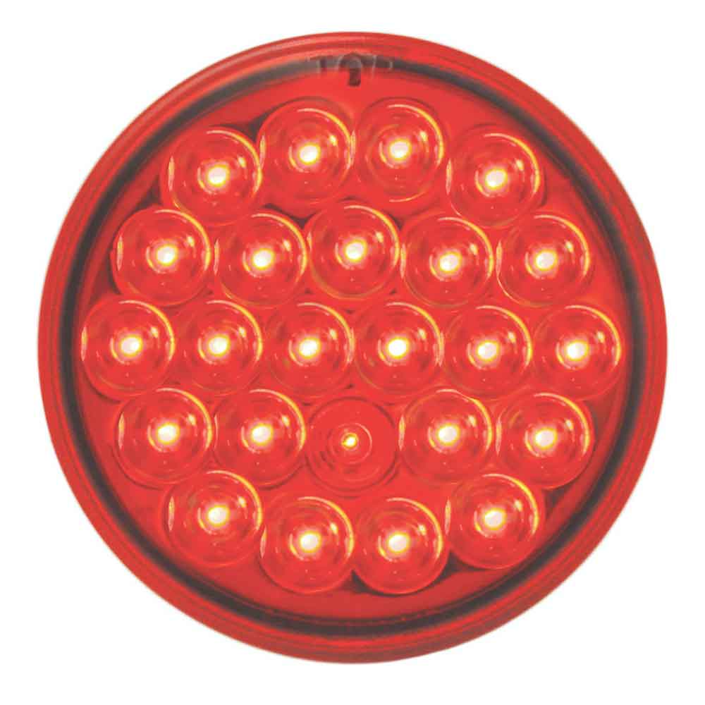 4" Red Pearl 24 LED Light