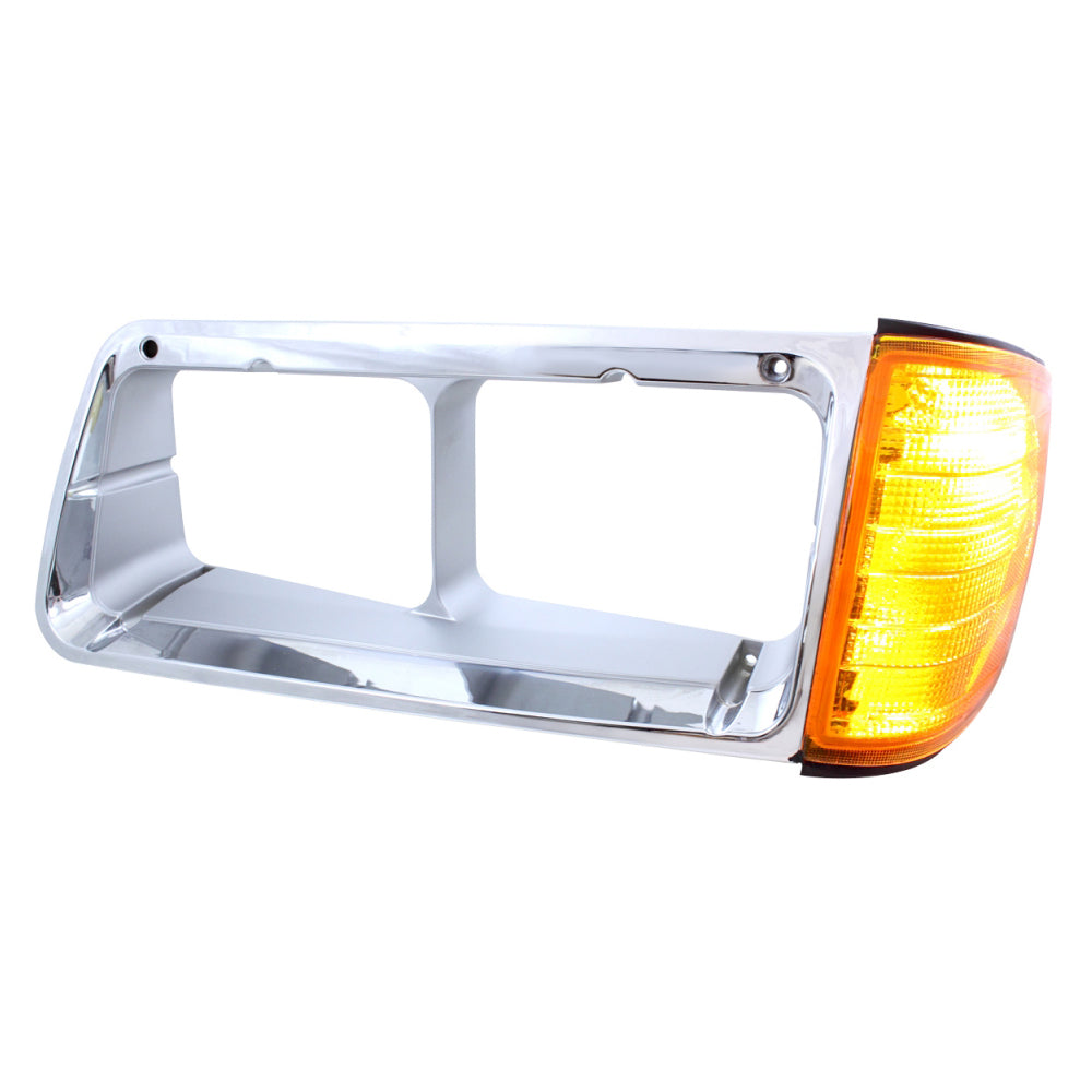 Freightliner FLD Headlight Bezel with Turn Signal