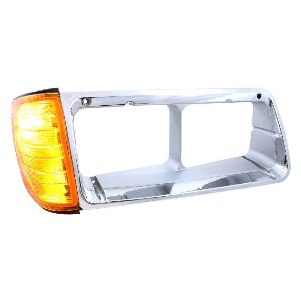 Freightliner FLD Headlight Bezel with Turn Signal