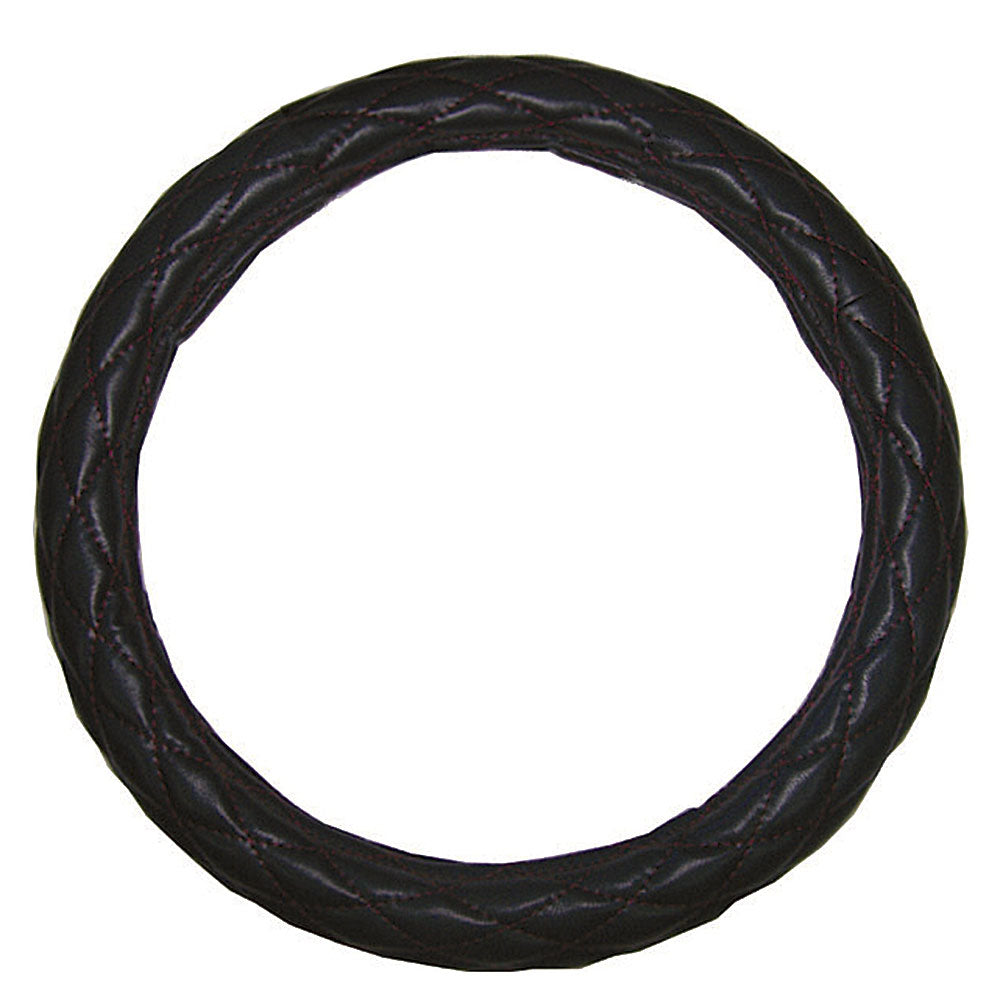 Deluxe Quilted Steering Wheel Cover 18"