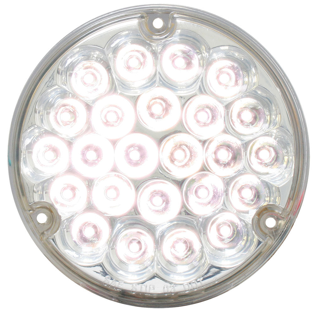 4" White Pearl LED Load Light with 1156 Plug