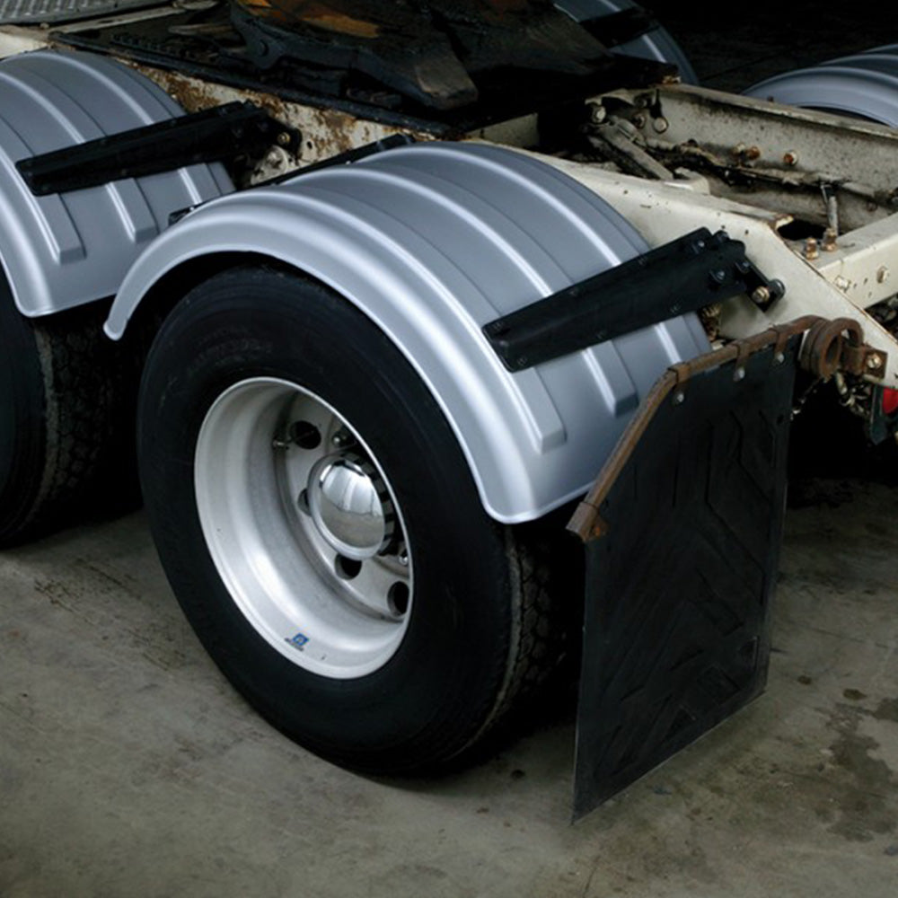 48" Galvanized Gray Poly TT Twin MIN2260 Single Axle Fender
