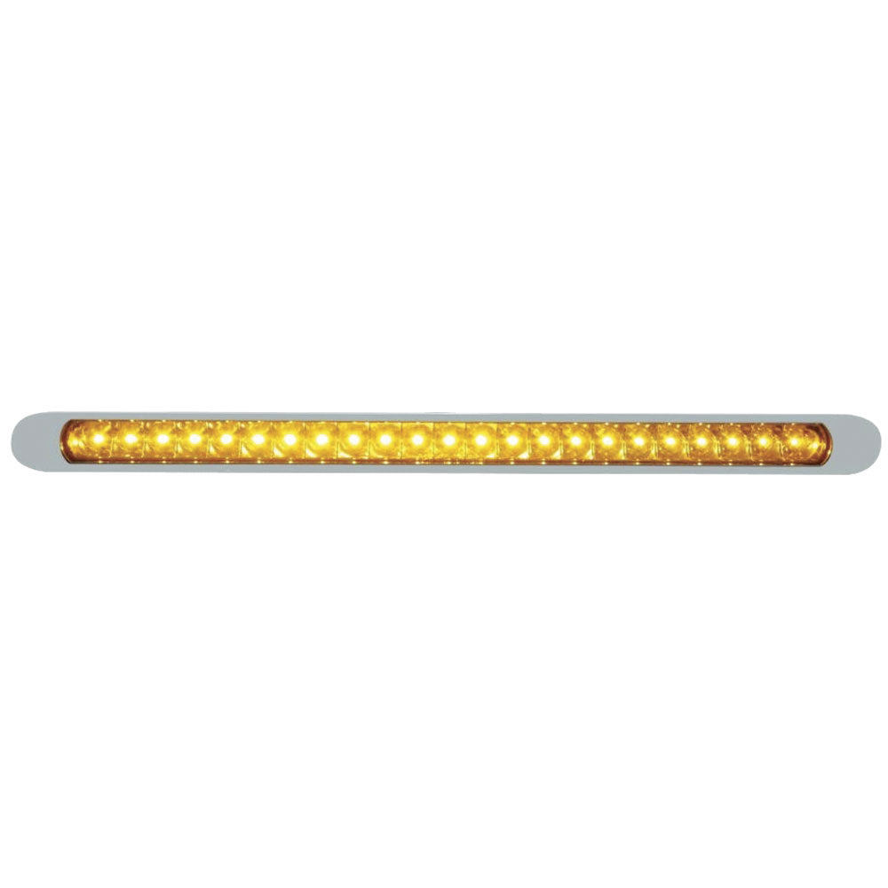 17" Reflector 23 LED Turn Signal Light Bar with Bezel