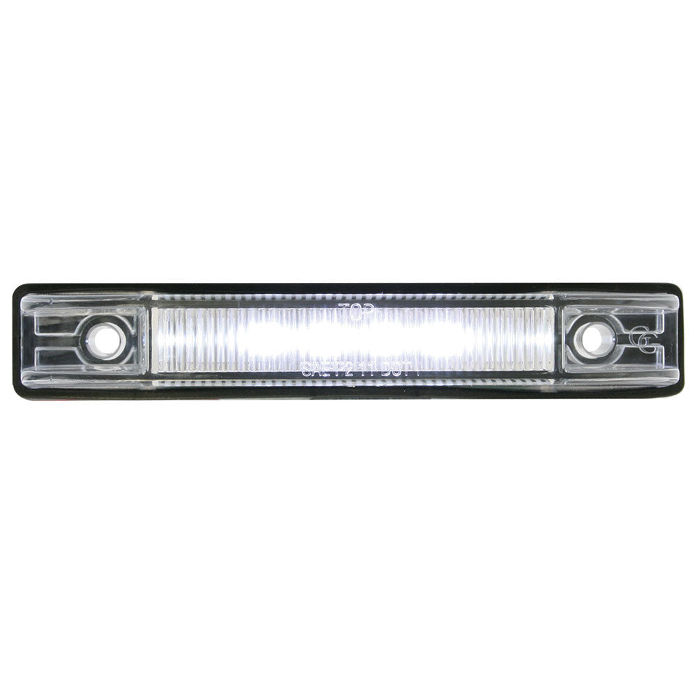White Thin Line Wide Angle LED Light 4"L x 1/2"W