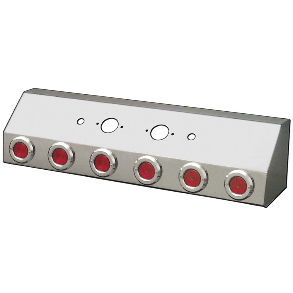 Stainless Steel Air Line Box Double Connection with 2" LED Lights