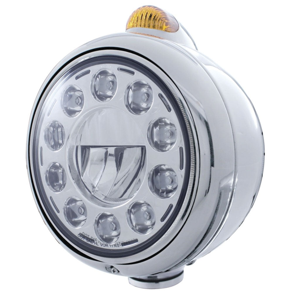 Stainless Steel Guide LED Headlight