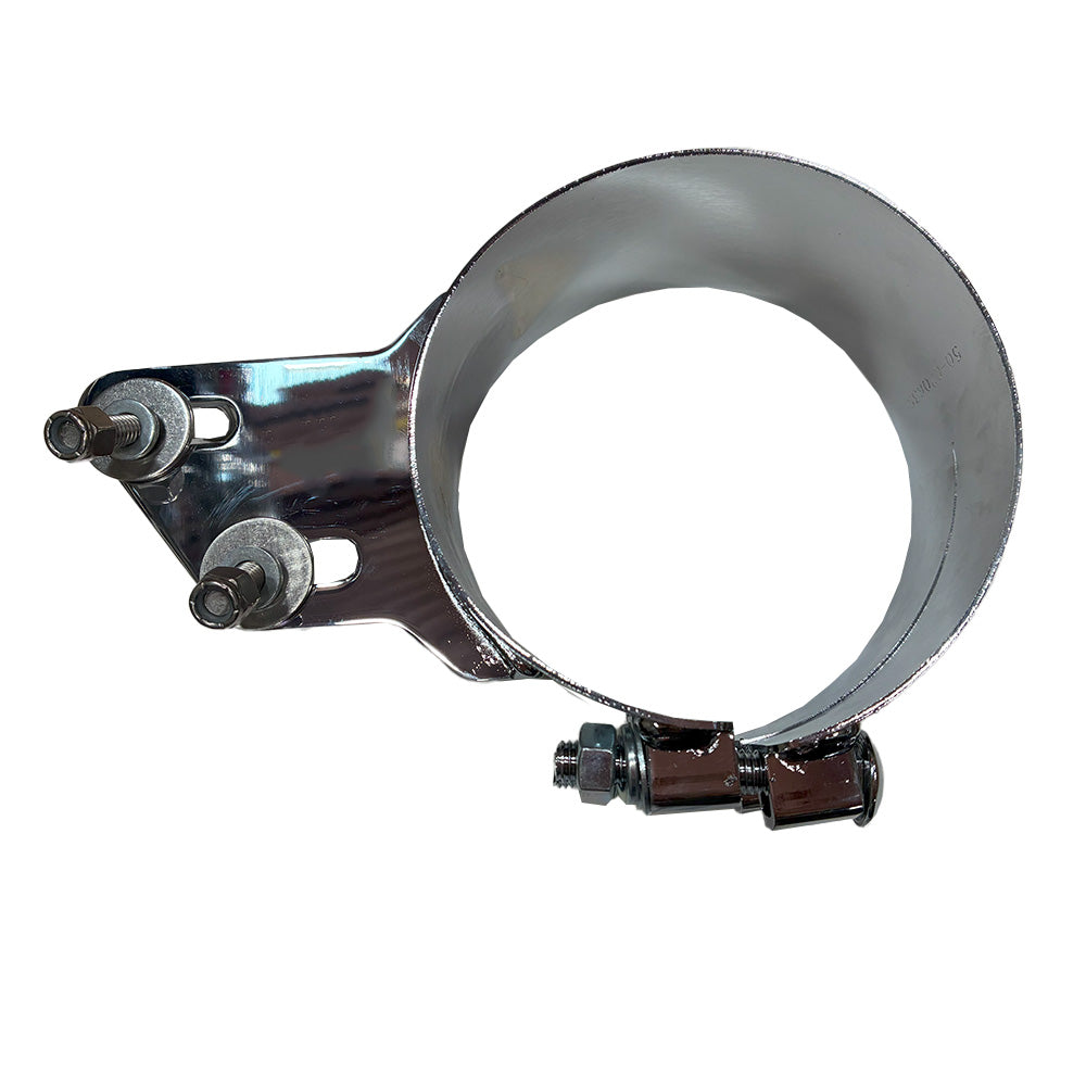 Peterbilt 359, 379 Chrome 6" Angle Bracket Clamp