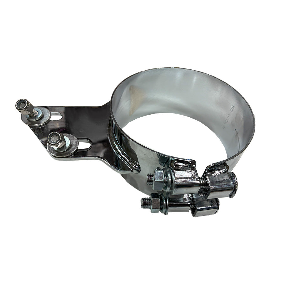 Peterbilt 359, 379 Chrome 6" Angle Bracket Clamp