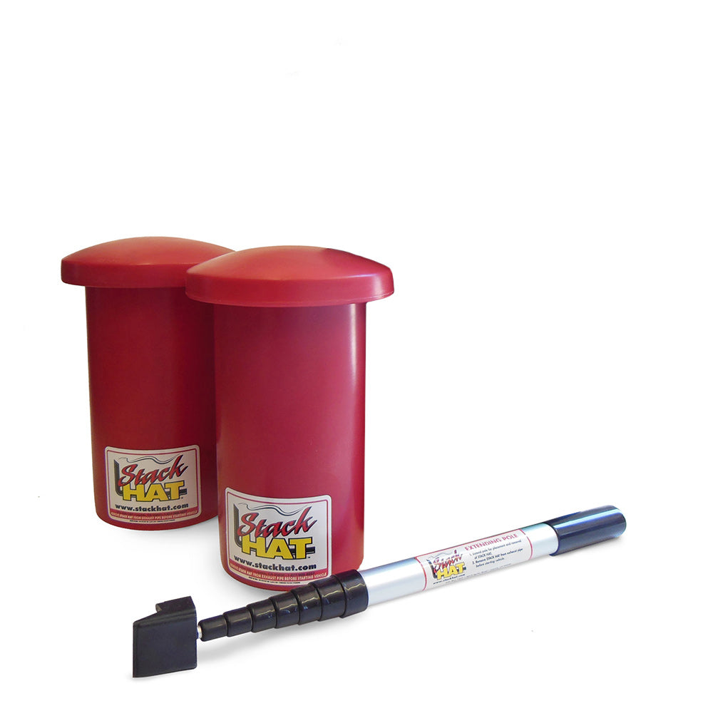 6" Dual Stack Hat Kit