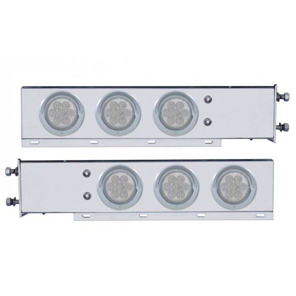 SS Rear Light Bars with LED, 3.75" Spacing