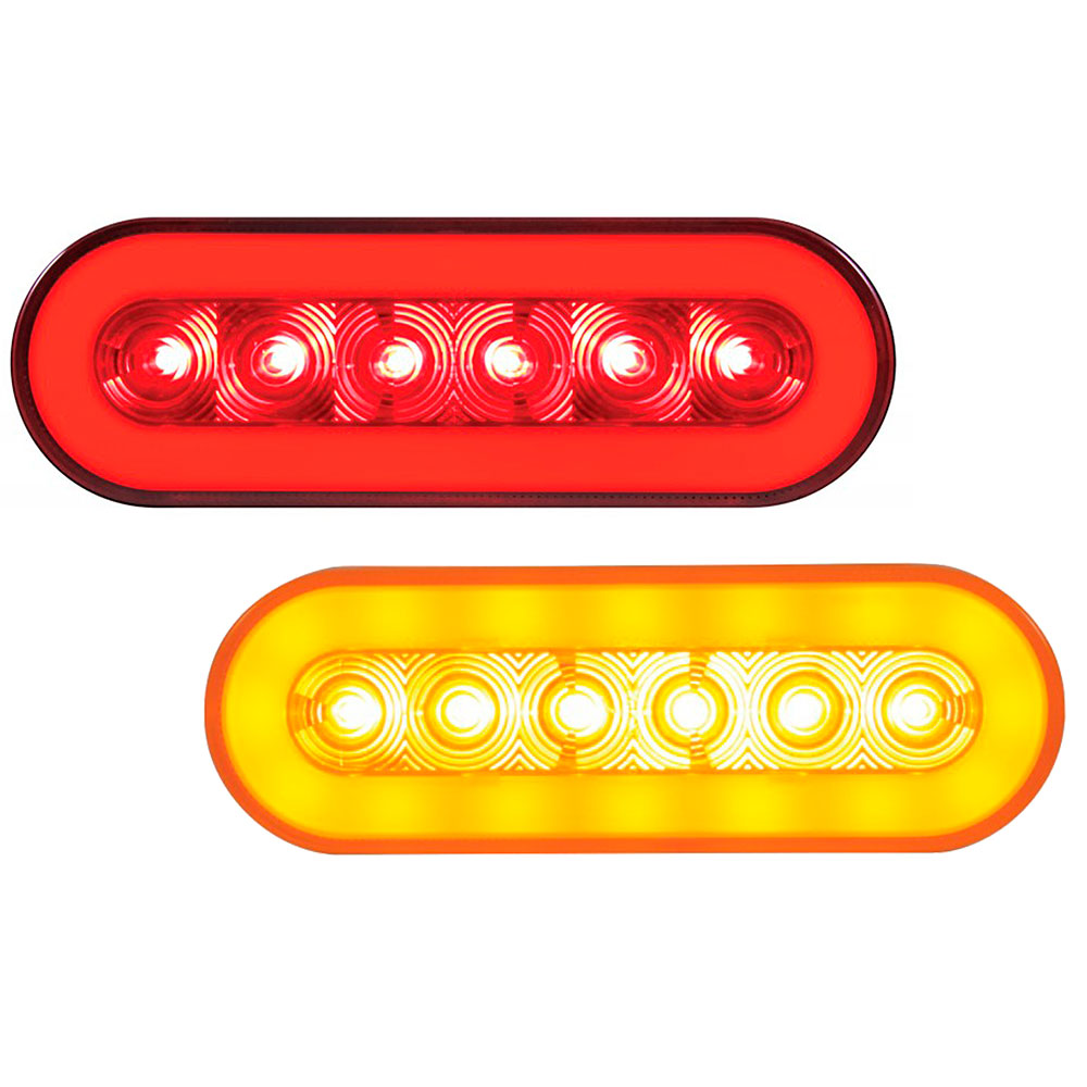 6" 22 LED Oval GLO Light