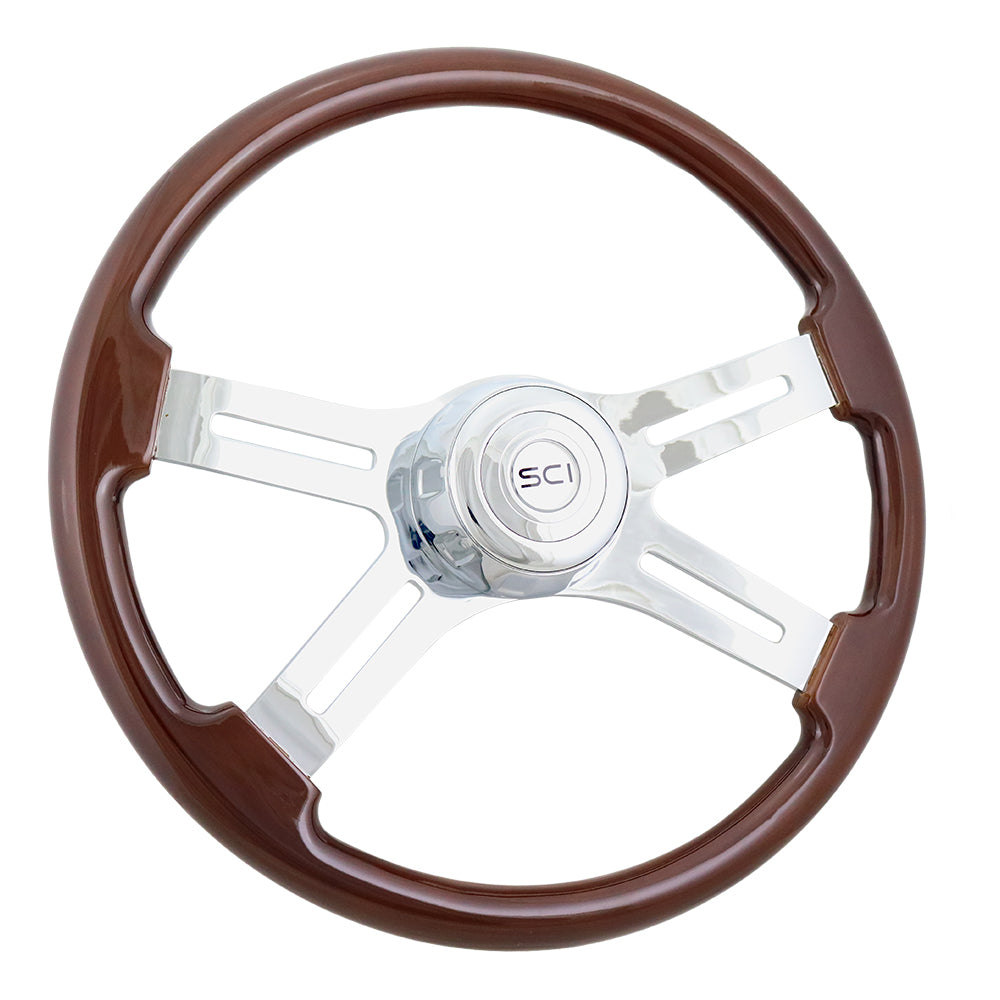 18" Classic Mahogany Steering Wheel