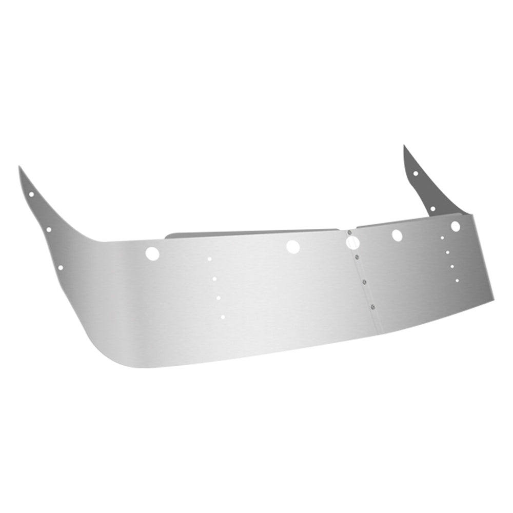16" Freightliner Columbia, Century Mid Roof Sunvisor with 2" Cutouts