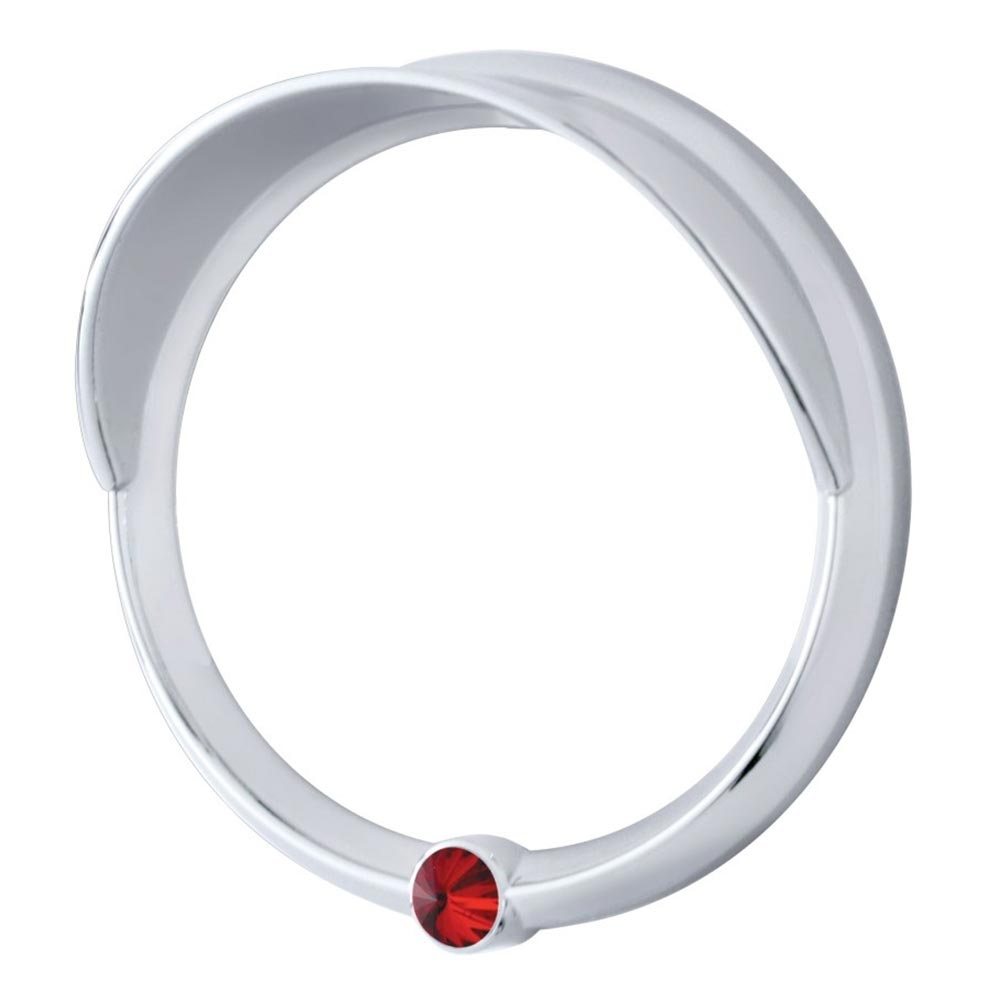 Freightliner Signature Speed/Tachometer Gauge Cover with Visor and Diamond