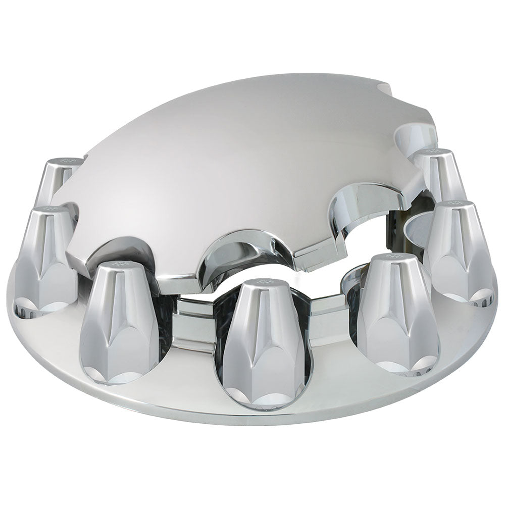 Chrome ABS Lock Tab Front Axle Covers