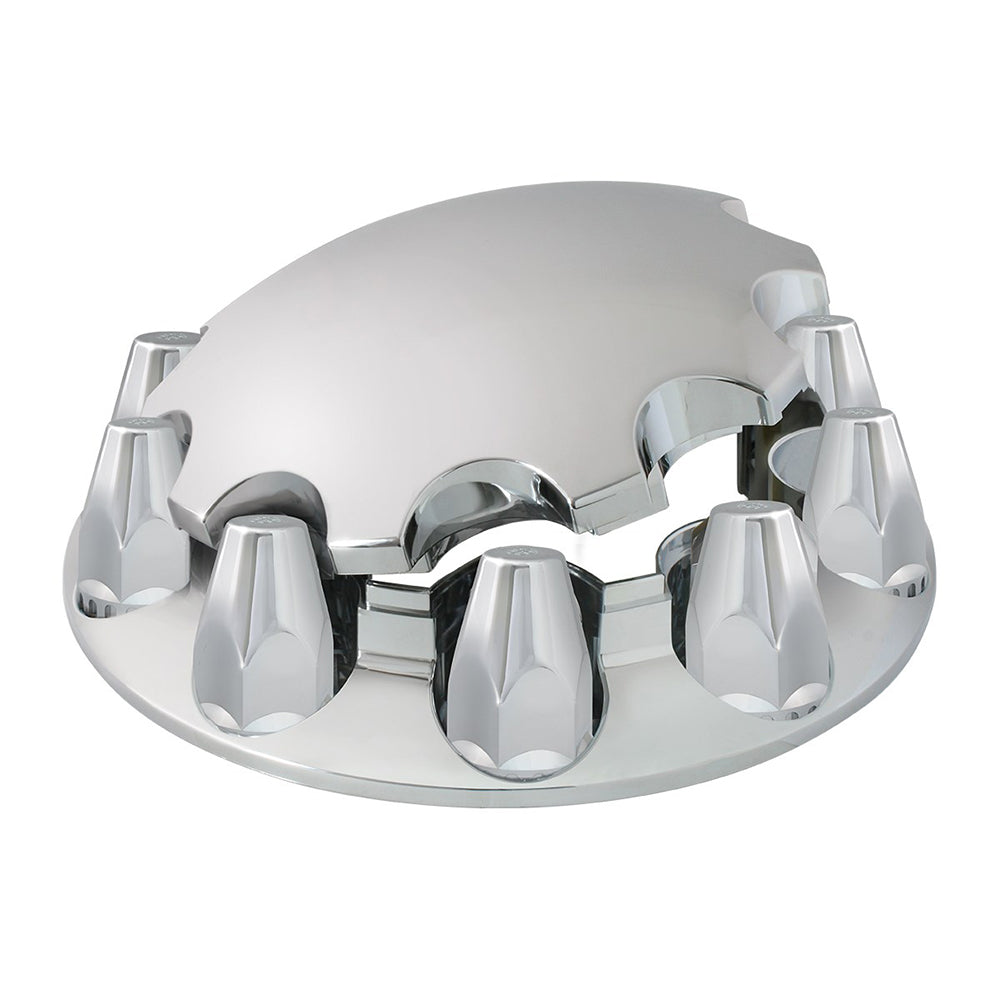 Chrome ABS Lock Tab Front Axle Covers