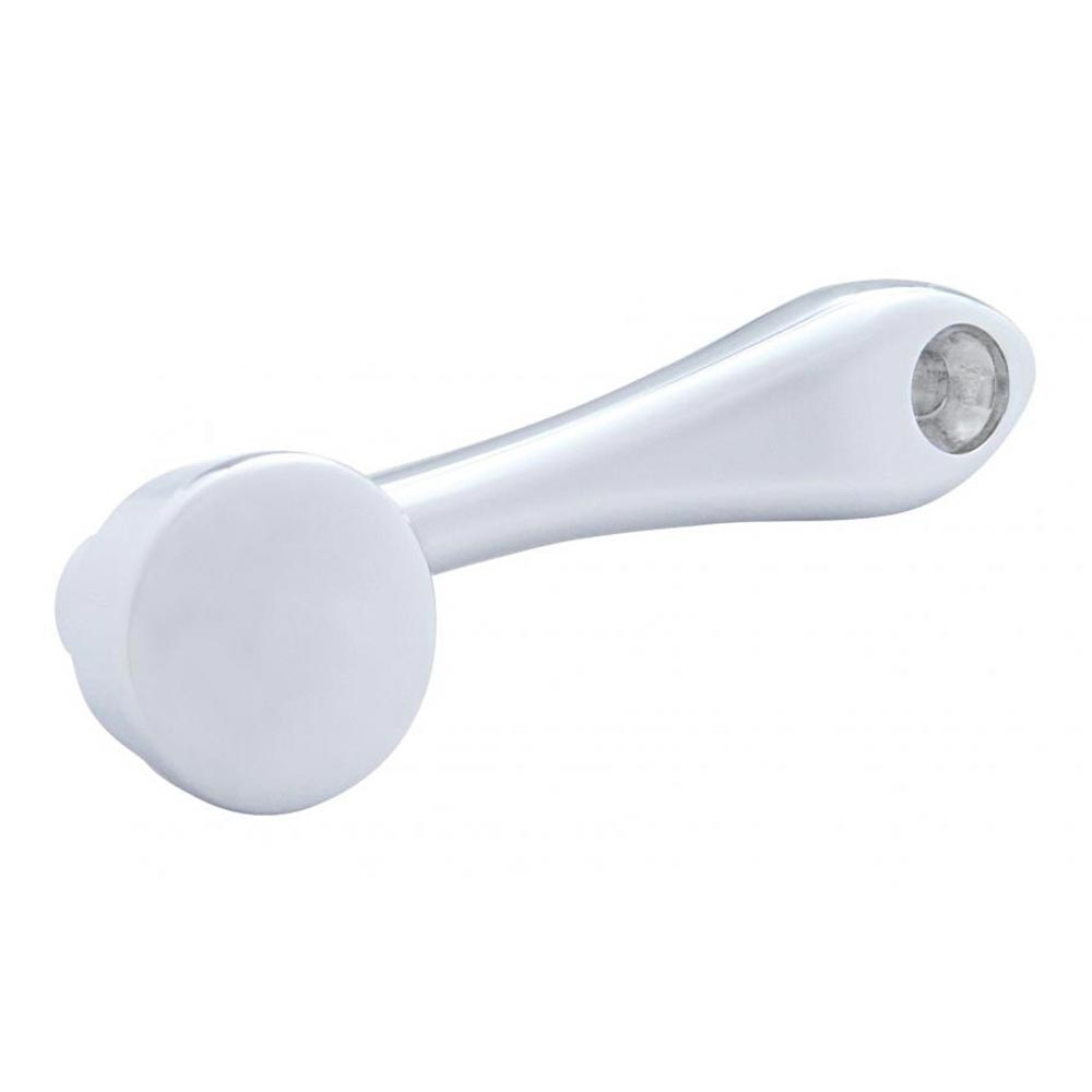 Plain Chrome Window Crank with Square Adapter