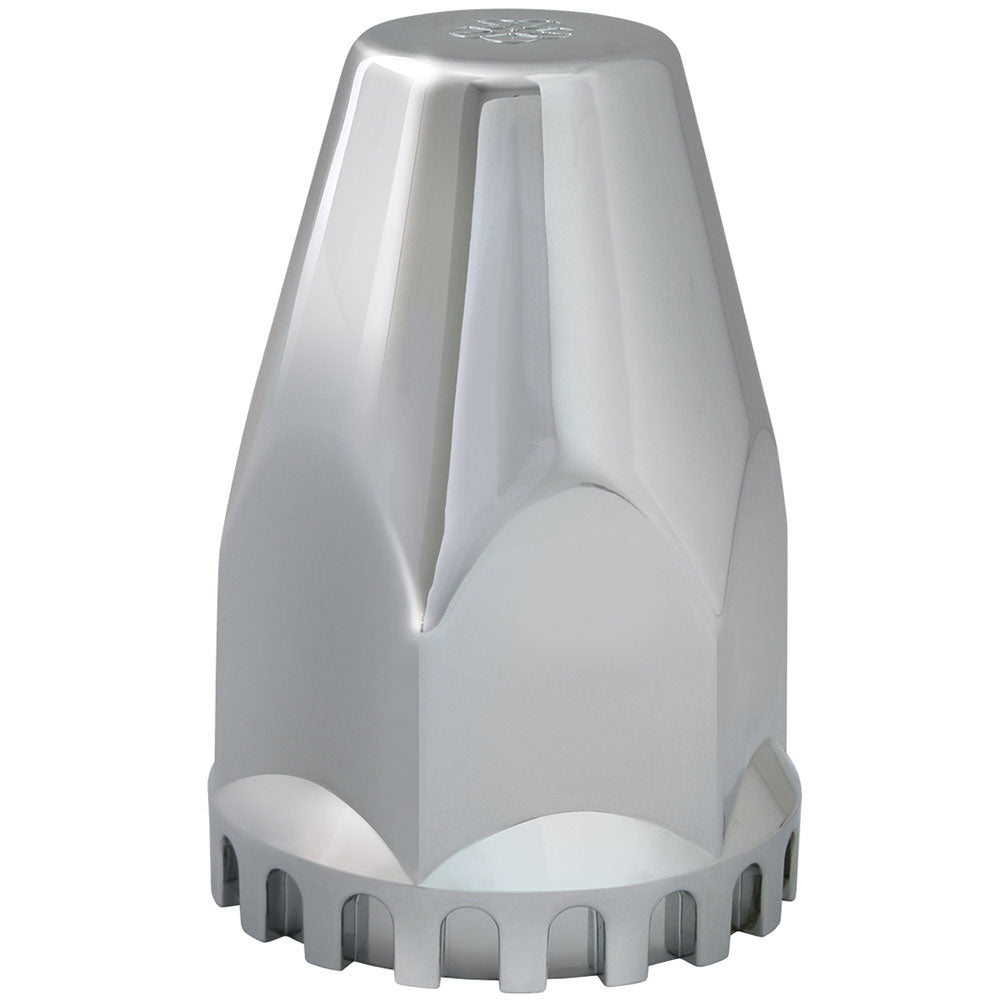 33mm Chrome Plastic Classic Nut Cover - Thread On