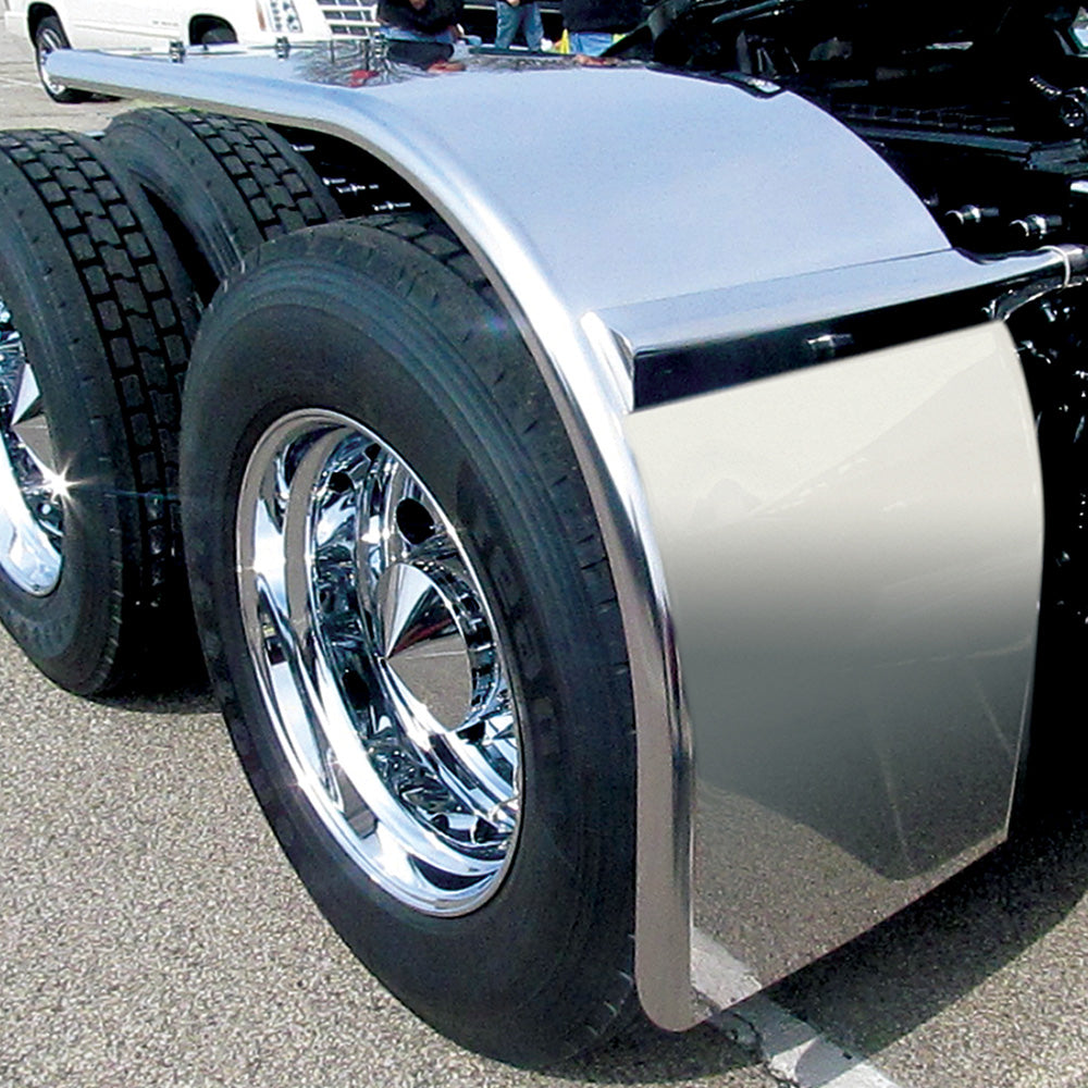 80" Stainless Steel Low Rider Half Fenders