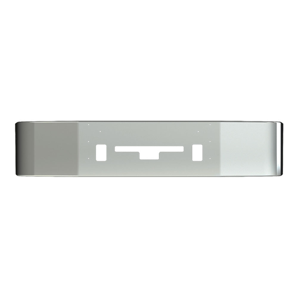 18" Chrome Set Back Bumper for Freightliner Columbia 2004 and older