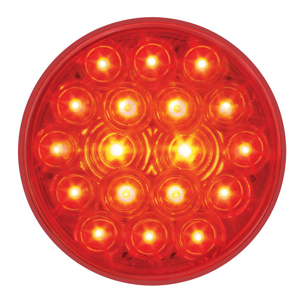 4" LED Light with 3-Prong Round Plug