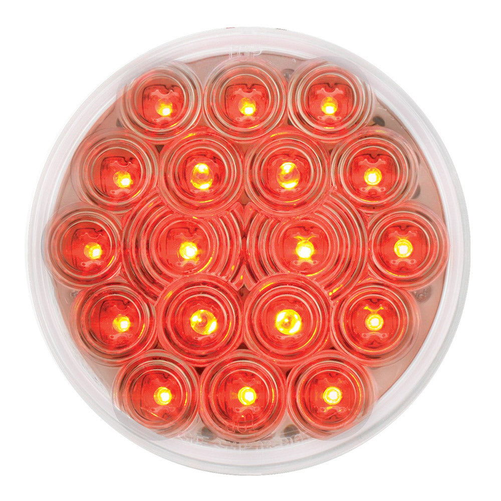 4" LED Light with 3-Prong Round Plug