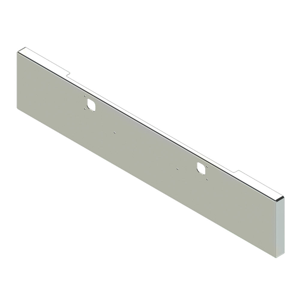 Kenworth W900L 18-Inch Boxed End Chrome Bumper