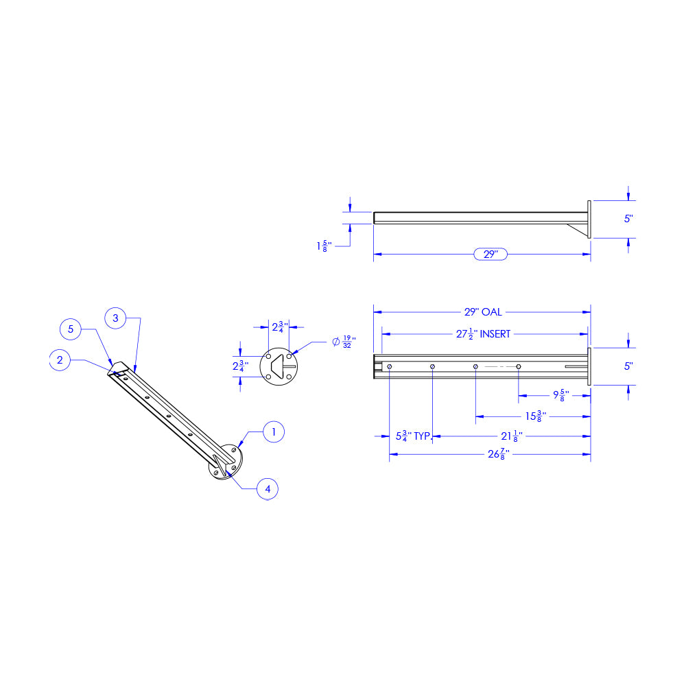 Universal Stainless Steel Fender Mounting Bracket