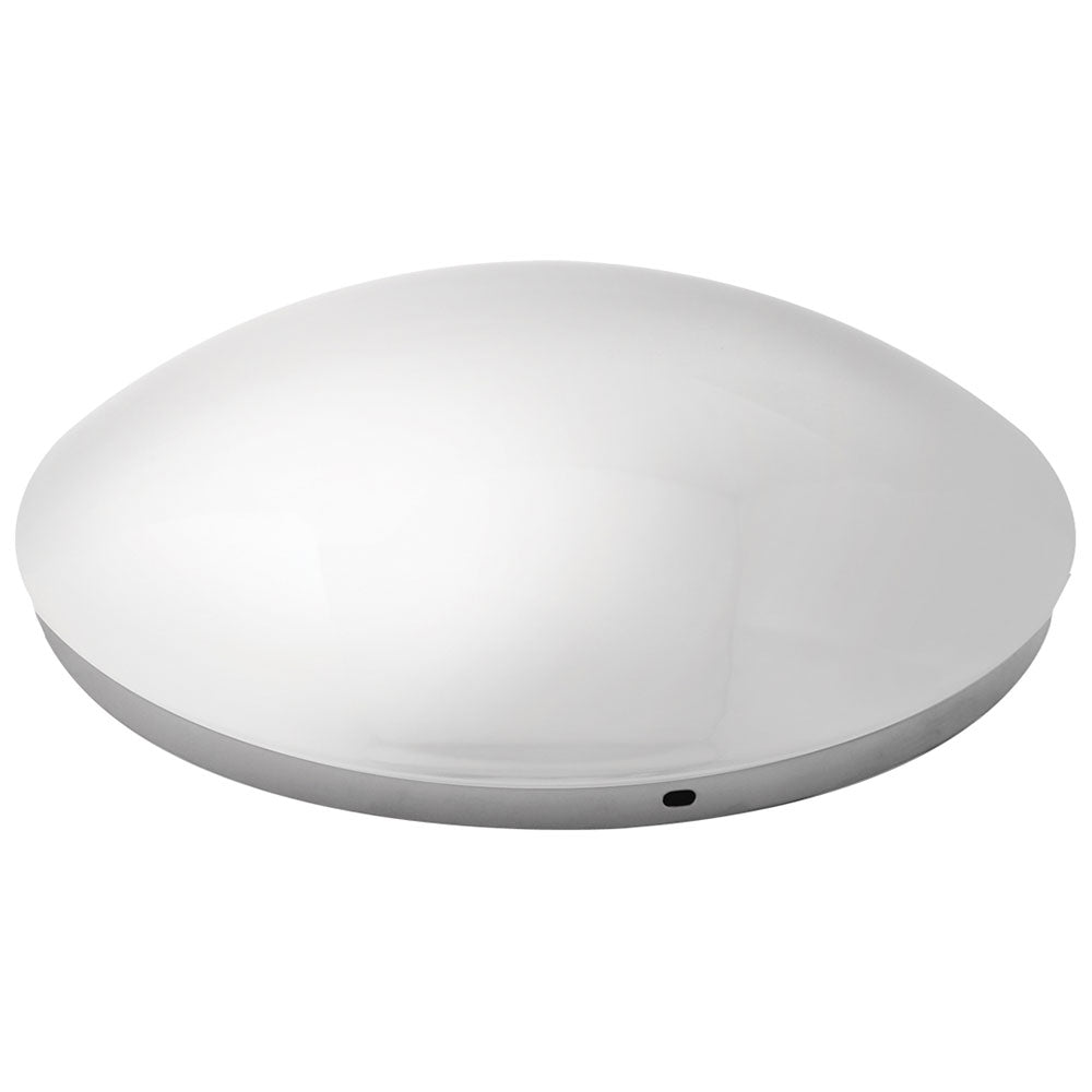 Chrome Dome Front Hubcap, 4 Notch, 1" Lip