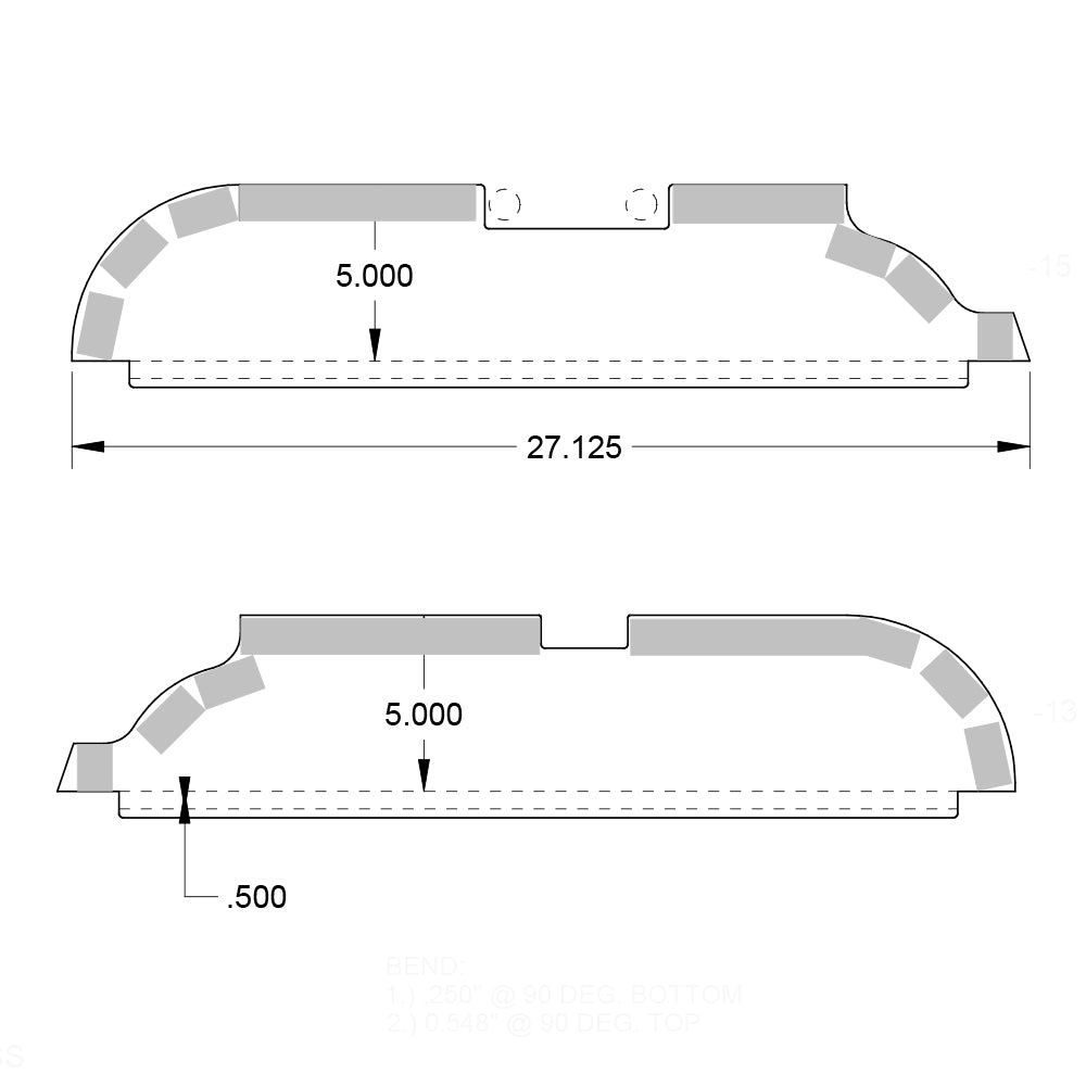 5" Window Trim for International 9900i, 9900ix