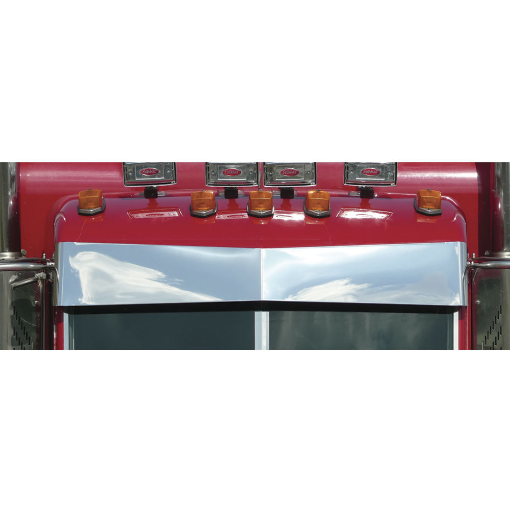 Peterbilt Darwin Blind Mount 10-1/2" Bow-Tie Visor (2005+)
