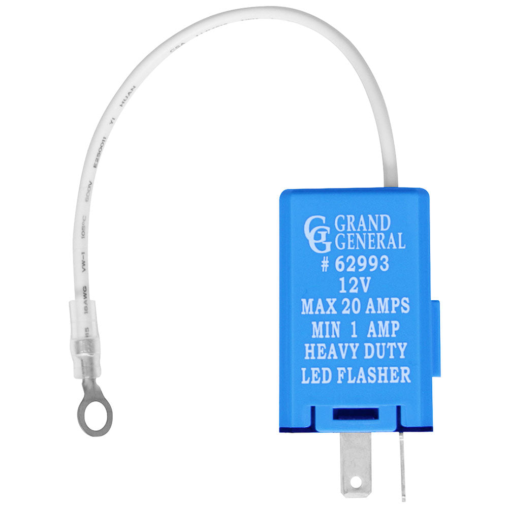 Heavy Duty LED Flasher 2 Pin, 12 Volt, 20 Amp
