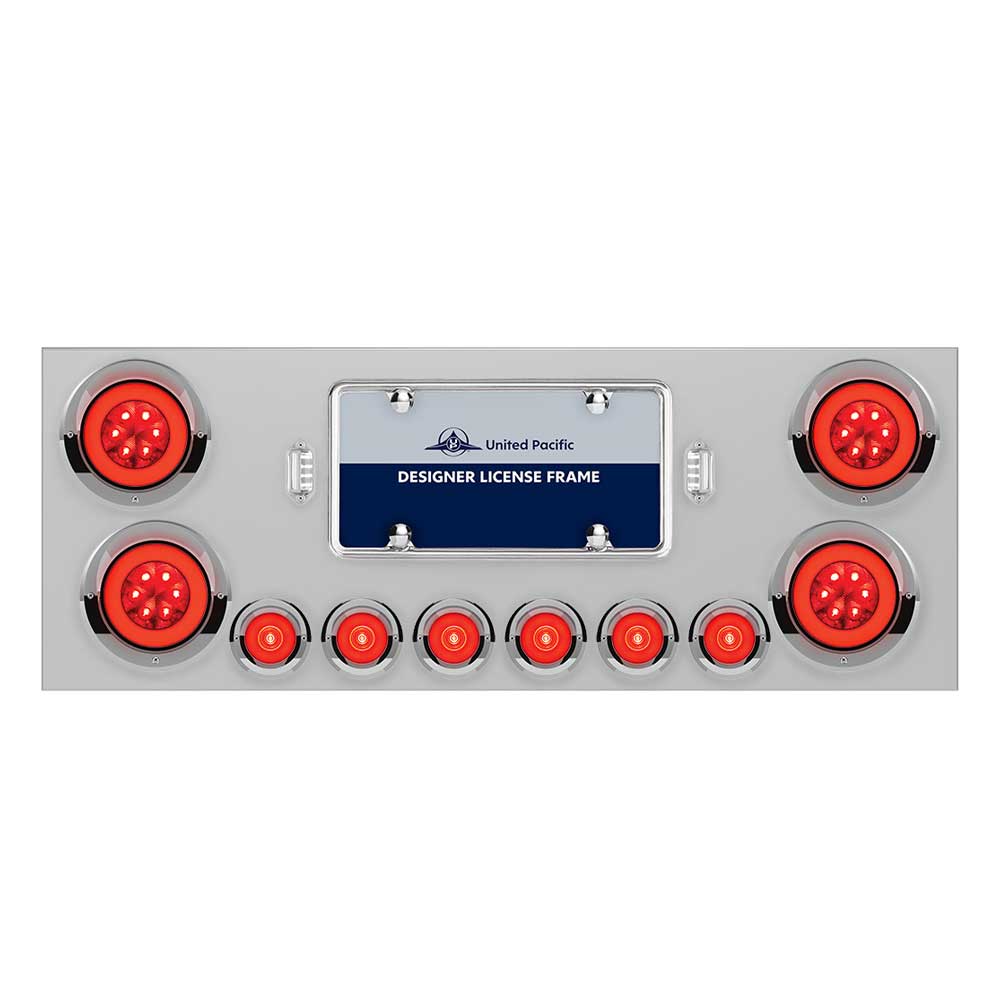 Stainless Steel Center Panel with Halo LED Lights