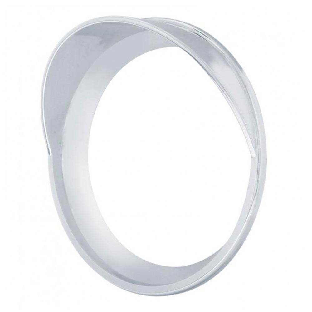 Kenworth 2006+ Large Chrome Gauge Cover with Visor